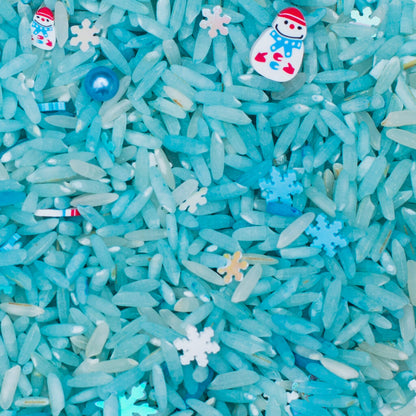 Riz à jouer pour enfants- jeu sensoriel- Leukmetletters