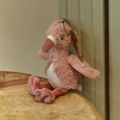 Porte clés - Flammand Rose - Safari Friends - Little Dutch