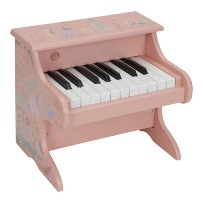 Piano en bois rose  - Safari Friends - Little Dutch