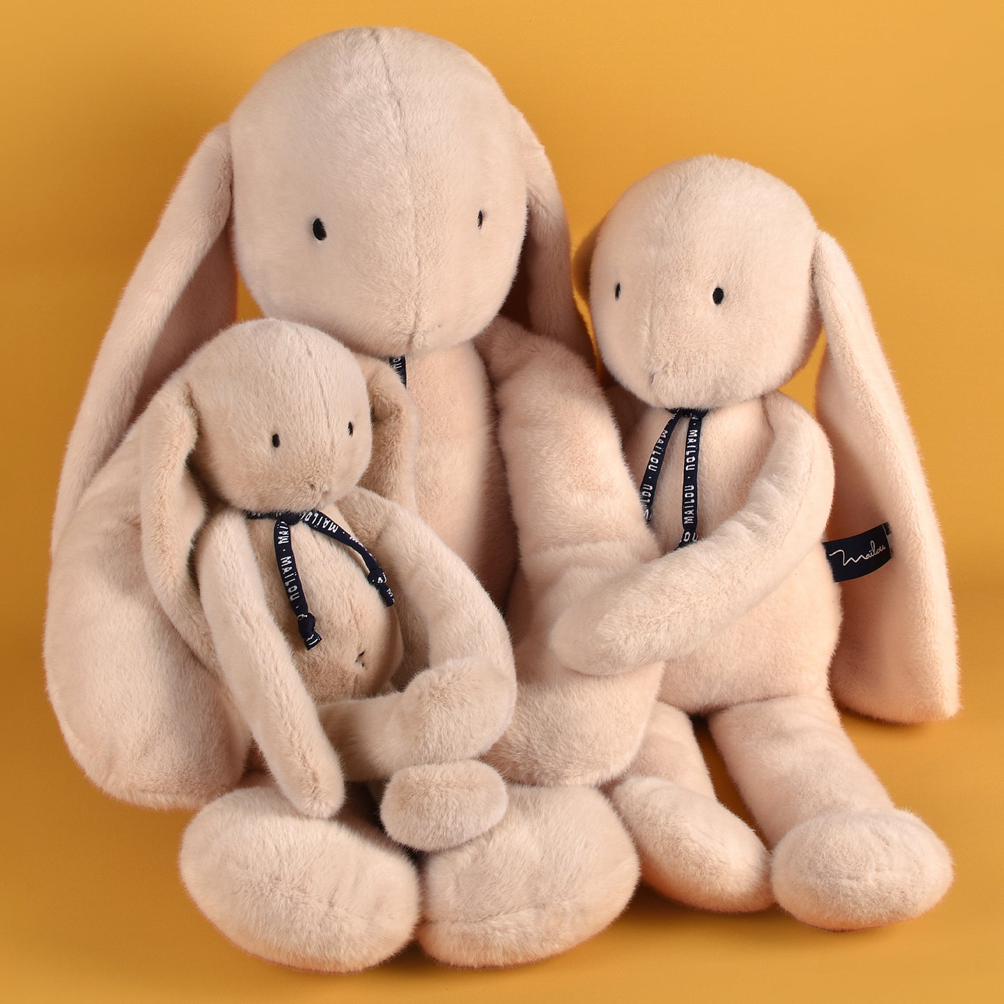 Lapin Méloé 37cm - Beige - Mailou