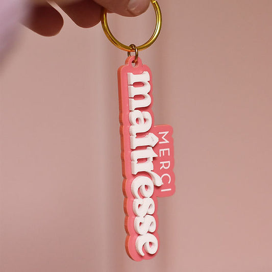 Porte clés Maîtresse - Les Mignonneries