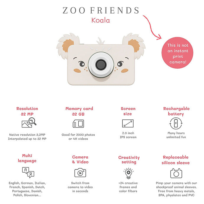 Appareil photo enfant - Zoo Friends - Panda