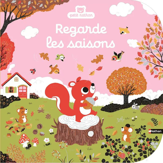 Regarde les saisons - Livre d'éveil à toucher pour les bébés, dès 6 mois