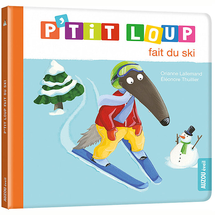 P'tit loup fait du ski