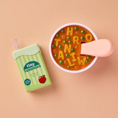 Tiny Harlow - Bol magique soupe + Jus de pomme