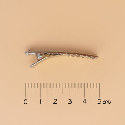 Barrette 3 coeurs - Framboise - Luciole et petit pois