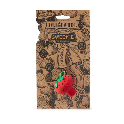 Sweetie la Fraise - Mini Jouet Dentition - Oli and Carol