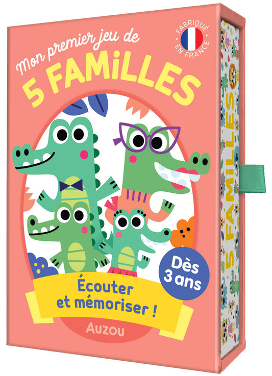 Jeux de cartes - 5 familles - Auzou