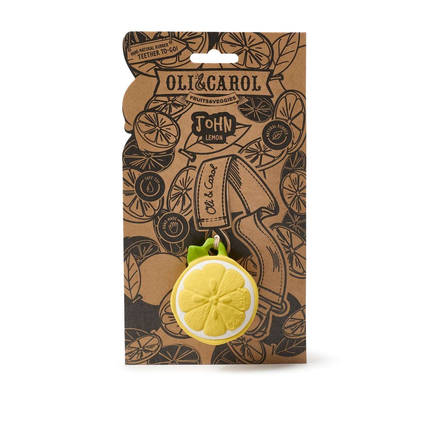 Lou le citron 🍋- Mini Jouet Dentition - Oli and Carol