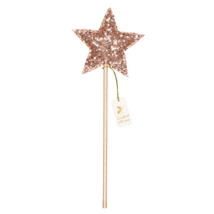 Baguette magique - Sequins roses  | Luciole et Petit Pois