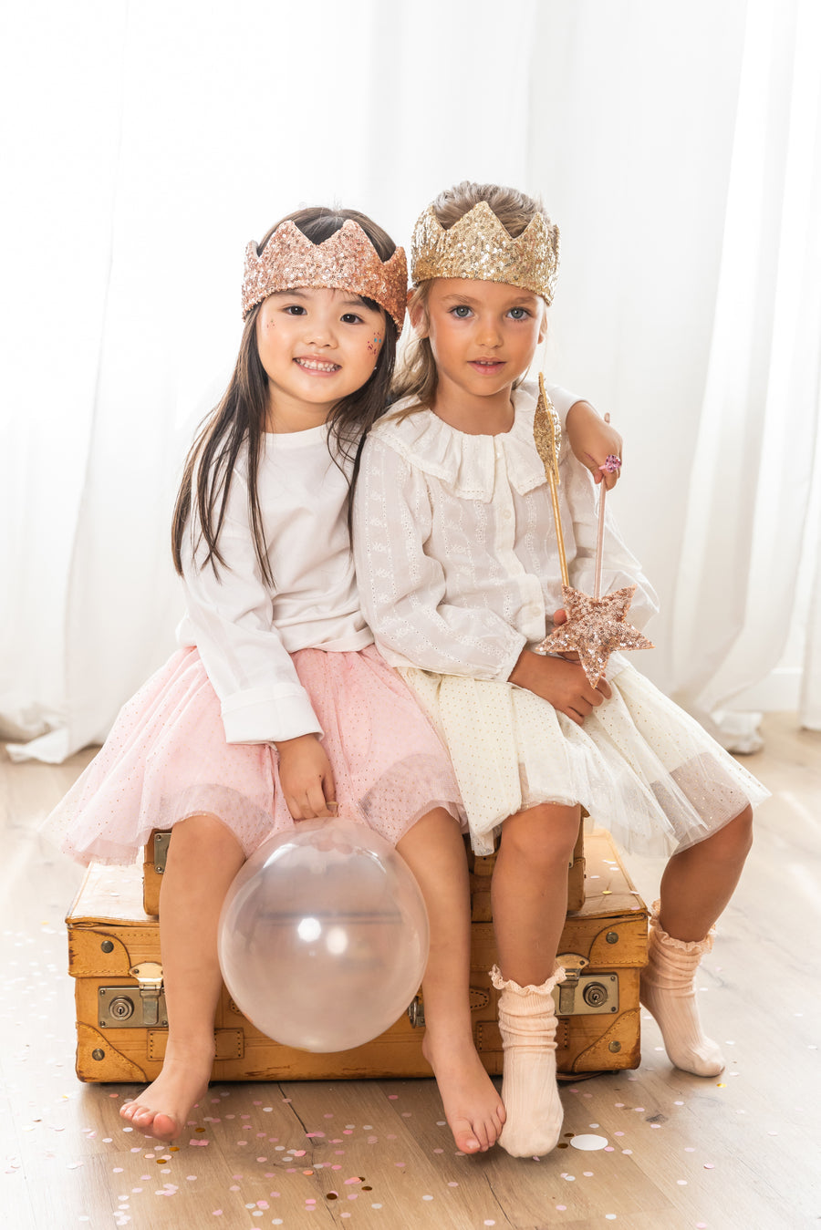 Baguette magique - Sequins roses  | Luciole et Petit Pois