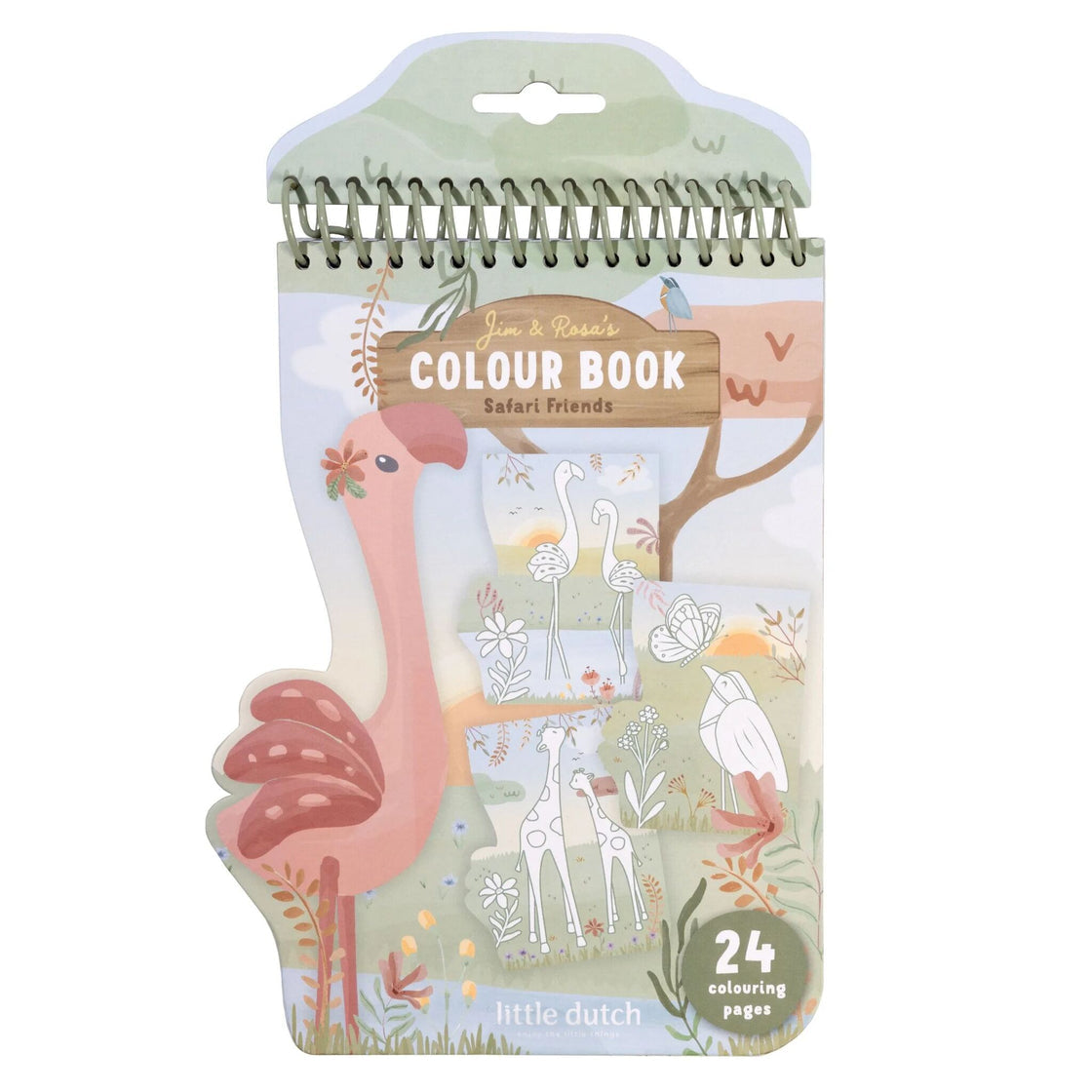 Cahier de coloriage - Safari - Little dutch
