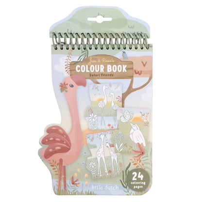 Cahier de coloriage - Safari - Little dutch