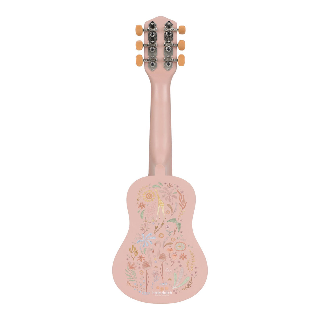Guitare rose en bois -Safari Friends - Little Dutch