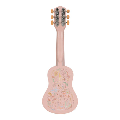 Guitare rose en bois -Safari Friends - Little Dutch