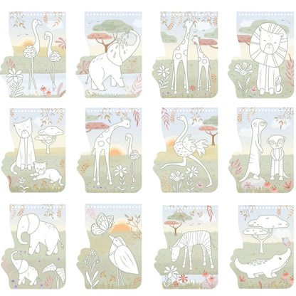 Cahier de coloriage - Safari - Little dutch