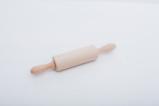 Petit rouleau à pâtisserie en bois pour jeu sensoriel- Leukmetletters