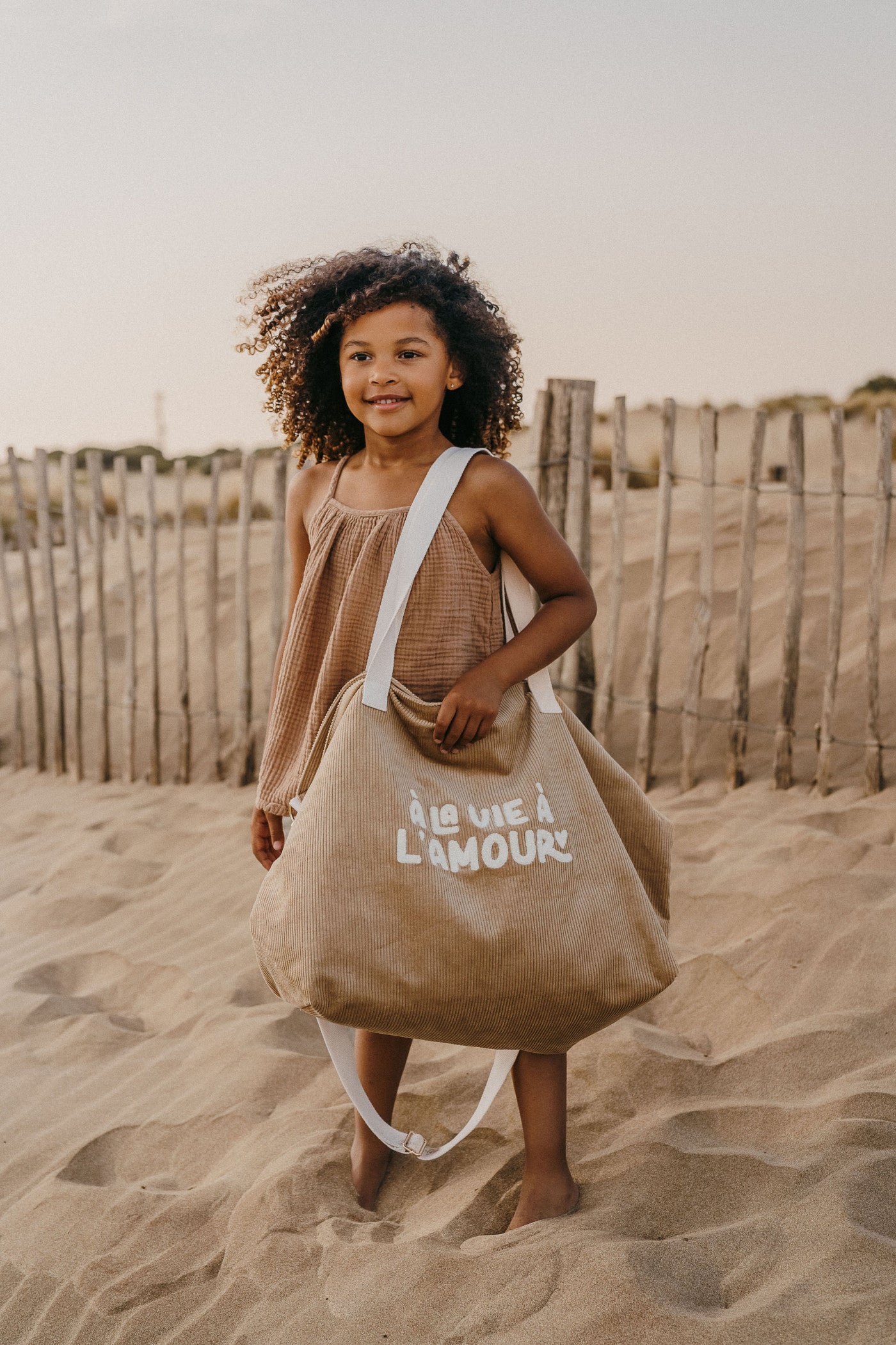 Sac XL velours #A la vie à l'amour