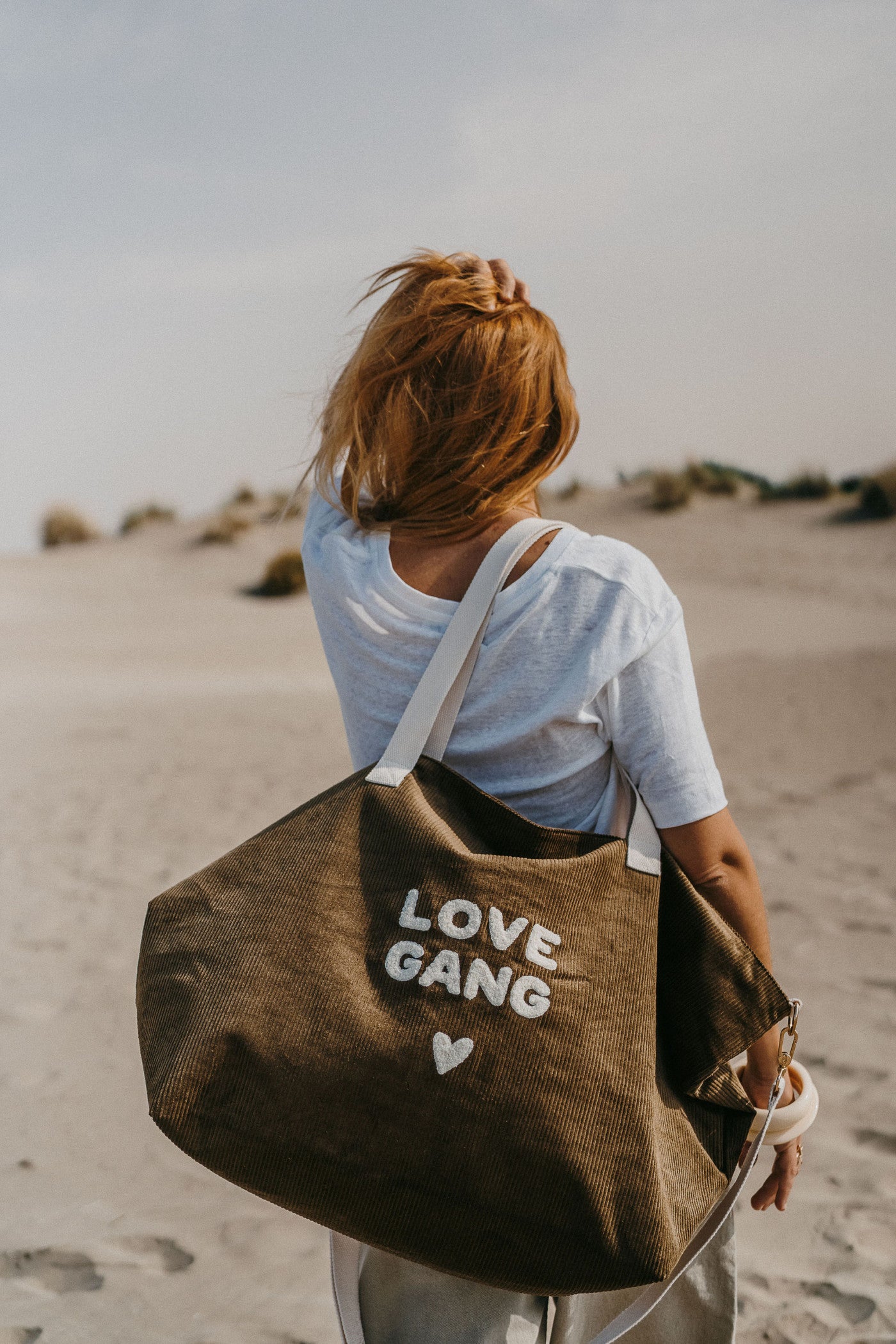 Sac XL velours #Love gang - Zakuw