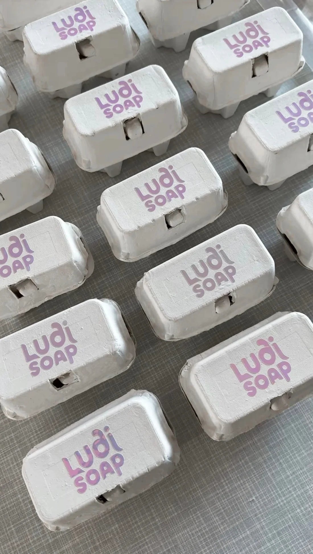 Savon Pâques boite a œuf de 2 Savons  - Ludi Soap
