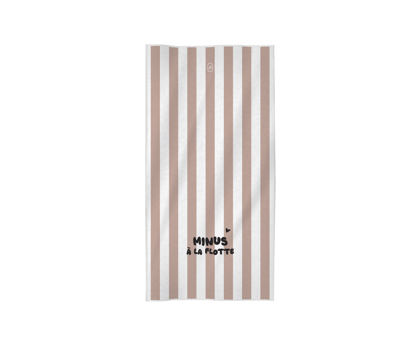 Serviette Minus à la flotte #rose