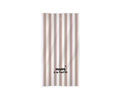 Serviette Minus à la flotte #rose