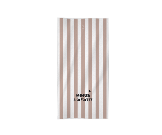 Serviette Minus à la flotte #rose