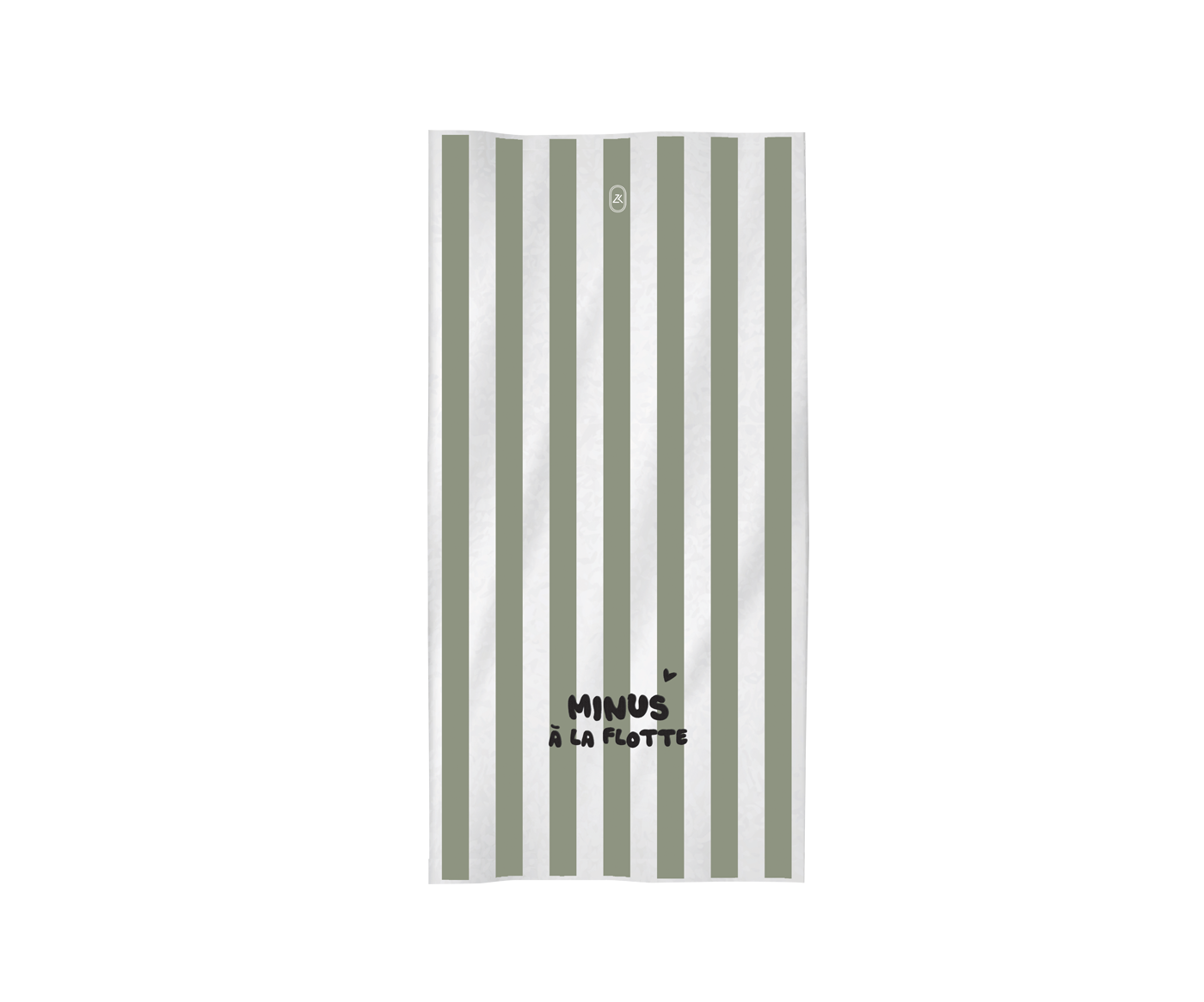 Serviette Minus à la flotte #verte
