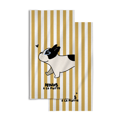 Serviette Minus à la flotte Bouledogue- Zakuw
