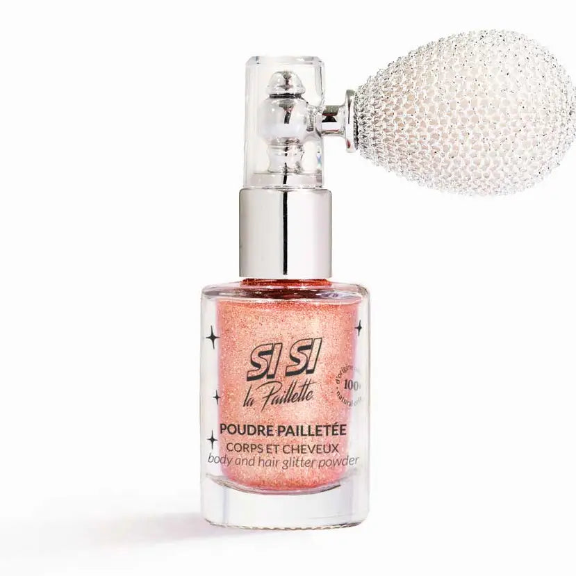Spray Poudre Pailletée - Or Rose- Si si la paillette