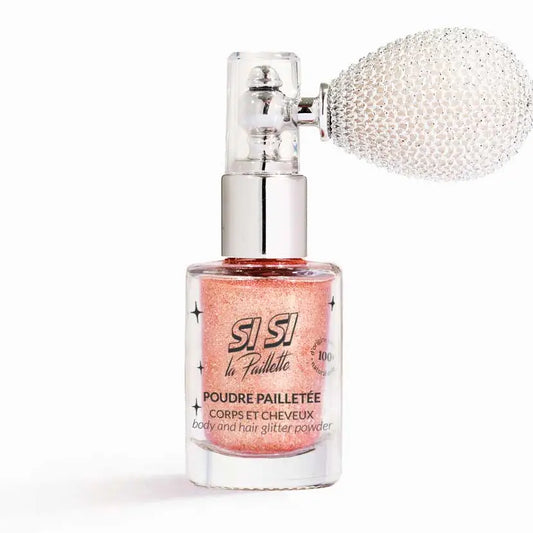 Spray Poudre Pailletée - Or Rose- Si si la paillette