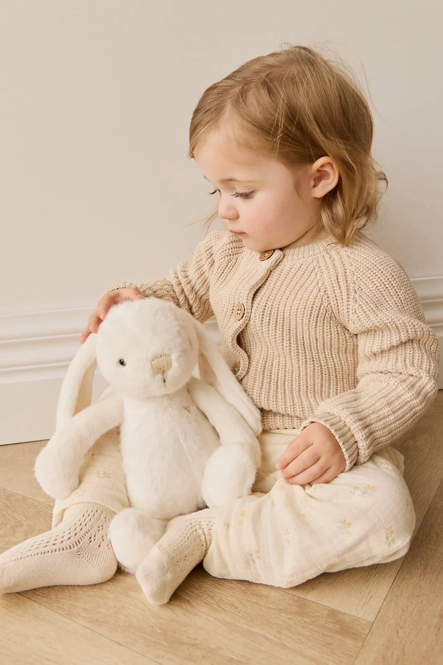 Peluche Pénélope le lapin 30 cm Marshmallow- Snuggle Bunnies