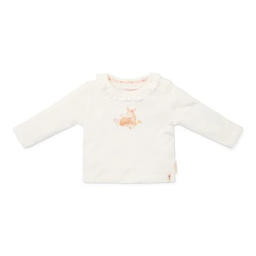 Body Manches Longues Bébé Off White Fairy Garden - Taille 50 - Little Dutch