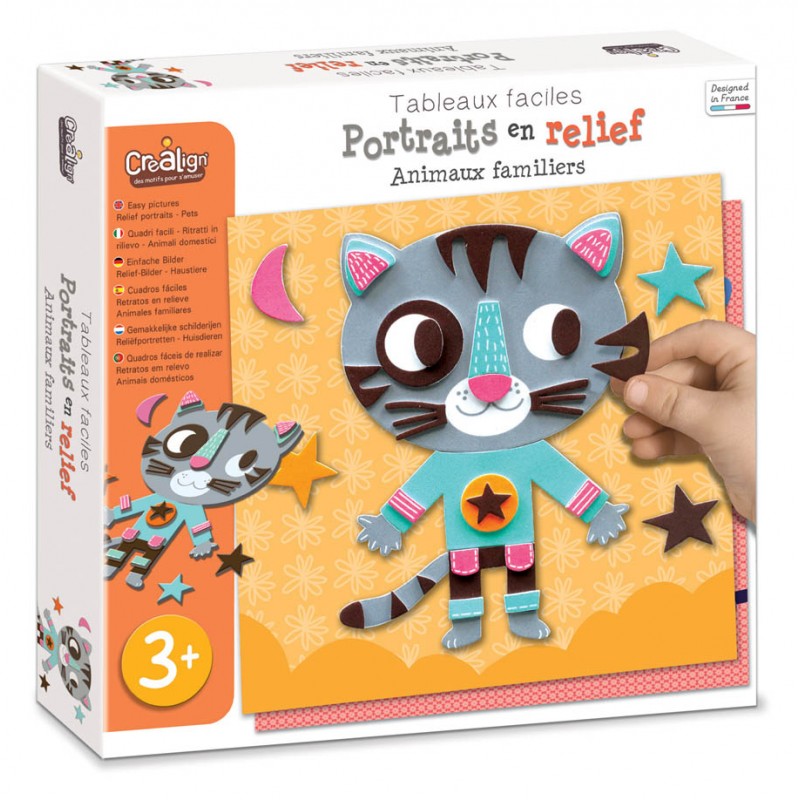Portraits en Relief Animaux Familiers - CréaLign'