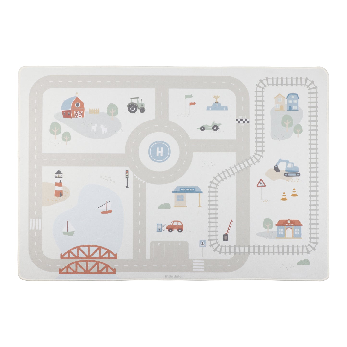 Tapis Circuit de voiture - Little Dutch