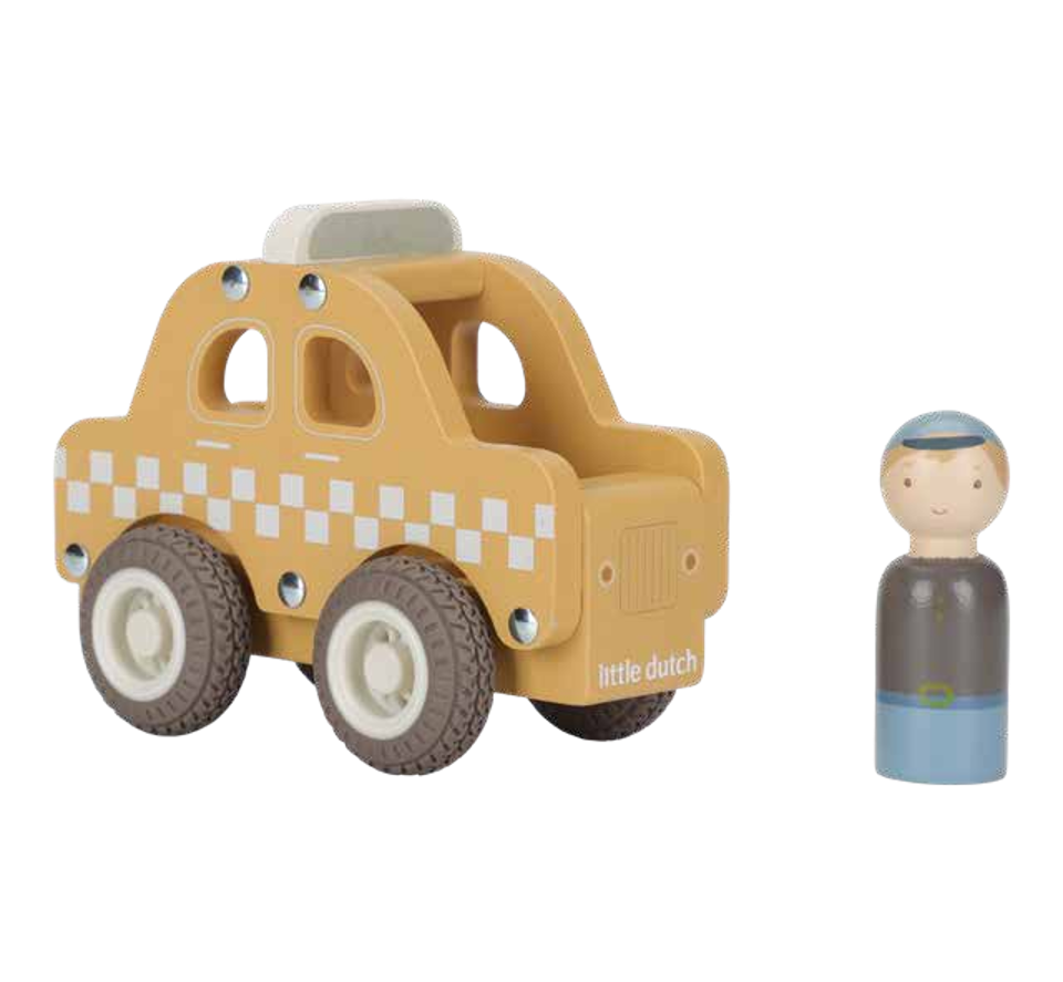 Taxi en bois | Jeu Little Dutch