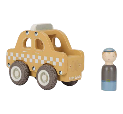 Taxi en bois | Jeu Little Dutch