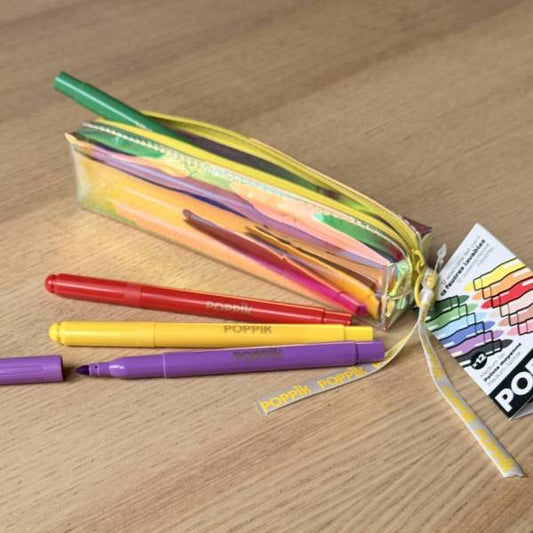Trousse de 12 crayons -  Poppik